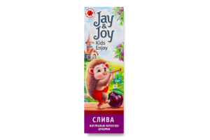 Цукерки фруктові натуральні Слива Jay&Joy к/у 32г