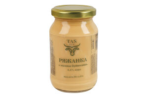 Ряженка 4.4% из молока буйволиц TASbio с/б 250г