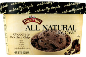 Turkey Hill All Natural Ice Cream Chocolate Chocolate Chip