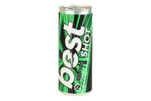 Напій енергетичний безалкогольний сильногазований на ароматизаторах пастеризований Original Best Shot з/б 250мл