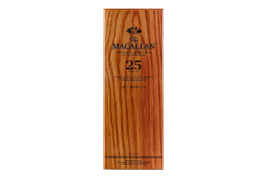 Виски 43% 0.7л односолодовый шотландский 25 лет Sherry oak The Macallan к/у