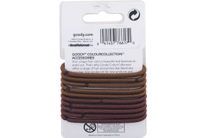 Goody ColourCollection No Metal Elastics Brunette - 10 CT