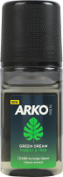 Антиперспирант мужской шариковый Forest&Tree Green dream Arko Men 50мл