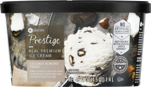 Prestige Real Premium Ice Cream Coconut Almond Fudge