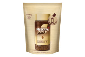 Кава розчинна сублімована Gold Nescafe д/п 165г