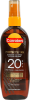 Масло-спрей для тела для загара солнцезащитное SPF 20 Carroten 150мл