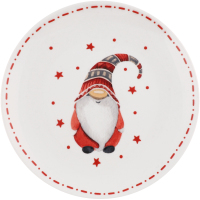 Тарілка обідня MBM My Home РіздвІстор 19см MH-1384