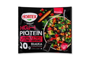 Овочі глибокозаморожені з тофу та соусом теріякі High protein Hortex м/у 450г