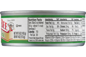 Bumble Bee Chunk Light Tuna In Vegetable Oil