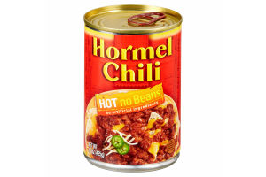Hormel Chili Hot No Beans, 15 Ounce 