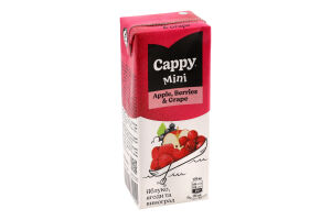 Нектар стерилізований Яблуко-ягоди-виноград Mini Cappy т/п 200мл