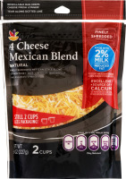 Ahold 4 Cheese Mexican Blend 2% Milk Finely Shredded