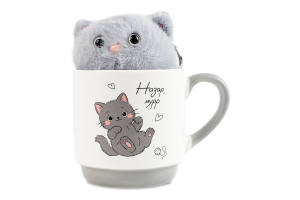 Набор сувенирный CatCup Be Happy 1шт