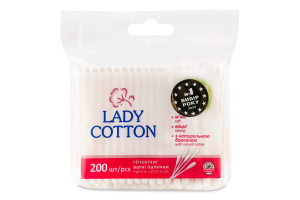 Палочки ватные гигиенические Lady Cotton м/у 200шт