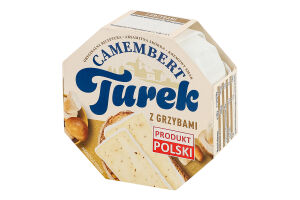 Сыр мягкий с плесенью С грибами Камамбер Turek к/у 120г