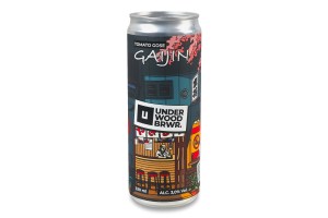 Пиво 0.33л 3% светлое нефильтрованное неосветленное непастеризованное Gaijin Tomato gose Underwood Brewery ж/б