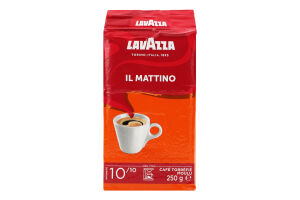 Кофе натуральный жареный молотый ІL Mattino Lavazza в/у 250г
