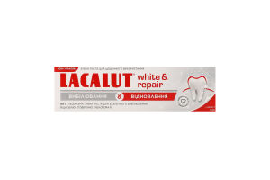 Паста зубна Вибілювання&Відновлення Lacalut 75мл