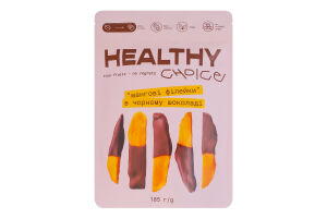 Филейки манговые натурально сушеные в черном шоколаде Healthy Choice д/п 185г
