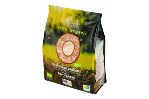 Хлопья овсяные мгновенного приготовления резаные органические Galeks Agro м/у 300г