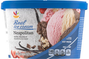 Ahold Real Ice Cream Neopolitan