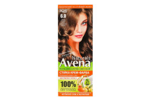 Крем-краска для волос стойкая Naturals №6.0 Avena 1шт
