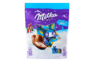 Шоколад молочный с молочной начинкой с сахарным драже в форме яйца Milka д/п 86г