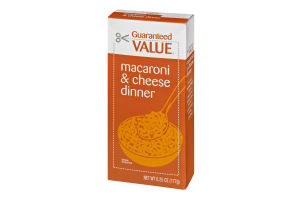 Guaranteed Value Macaroni & Cheese Dinner