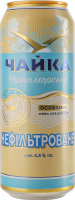Пиво спеціальне 500мл 4.3% світле нефільтроване пастеризоване Особливе Чорноморська Чайка з/б
