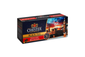 Бленд чаю чорного цейлонського байхового дрібного English breakfast Prince of Chester в/с к/у 25х2г