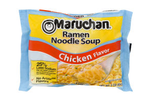 Maruchan Ramen Noodle Soup Chicken Flavor 35% Less Sodium