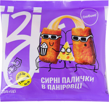 Палочки сырные замороженные в панировке Їзі м/у 300г