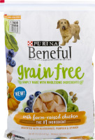 Purina Beneful Grain Free Dog Food with Farm-Raised Chicken