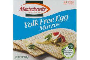 Manischewitz Yolk Free Egg Matzos