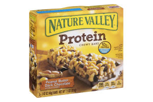 Nature Valley Protein Chewy Bars Peanut Butter Dark Chocolate - 5 CT