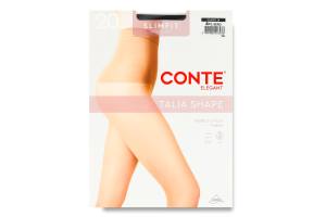 Колготки женские Conte elegant Slimfit 20den 4 nero