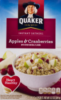 Quaker Instant Oatmeal Apples & Cranberries - 8 CT