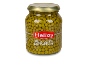 Горошок Helios зелений дрібний консервований
