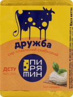 Сир плавлений 38% скибковий Дружба Пирятин м/у 70г