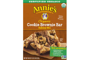 Annie's Home Organic Baking Mix Cookie Brownie Bar
