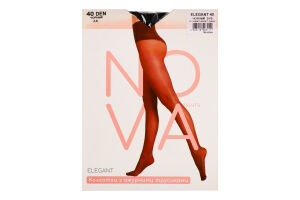 Колготки жіночі Nova Elegant 40 чорний р.2