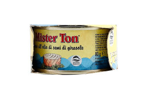 Тунец в подсолнечном масле Mister Ton к/у 3х80г