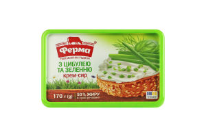 Крем-сыр 50% С луком и зеленью Ферма п/у 170г