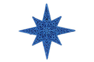 Підвіска Зірка Різдвяна блиск 12х12см 2315-3