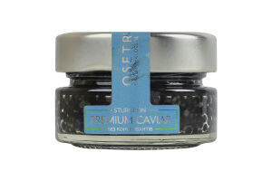 Ікра осетрова зерниста без консервантів Premium Caviar Osetr с/б 65г