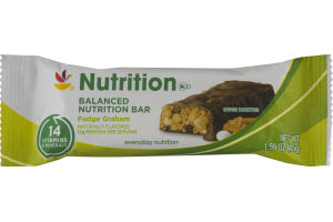 Ahold Nutrition Balanced Nutrition Bar Fudge Graham