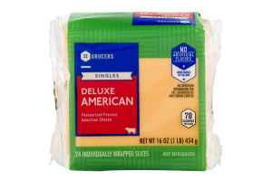 SE Grocers Singles Deluxe American - 24 CT