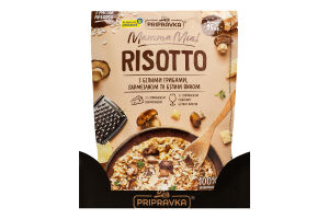 Смесь для приготовления ризотто с белыми грибами пармезаном и белым вином Risotto Mamma Mia Pripravka д/п 170г