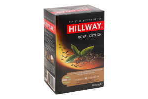 Чай черный байховый листовой Royal Ceylon Hillway в/с к/у 100г