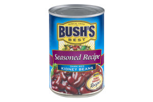 BUSH'S BEST Seasoned Recipe Dark Red Kidney Beans